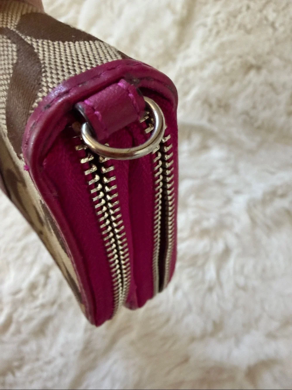 Coach Zip Around Wallet